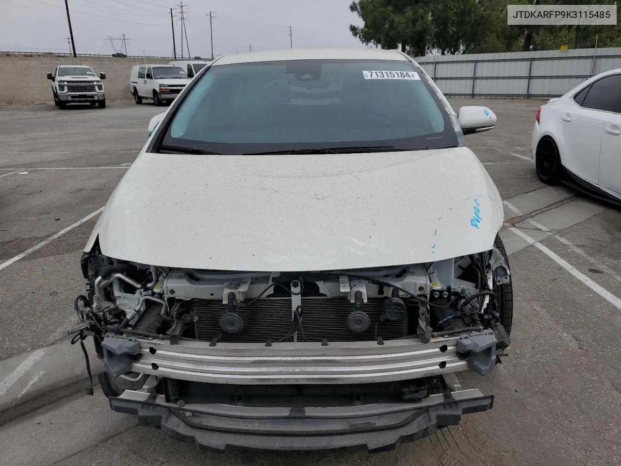 JTDKARFP9K3115485 2019 Toyota Prius Prime