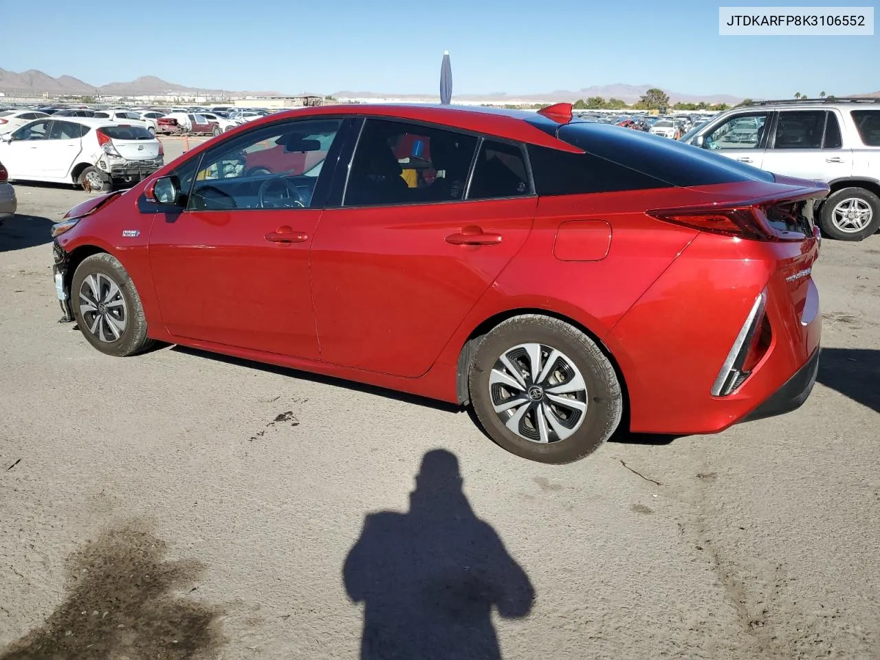 2019 Toyota Prius Prime VIN: JTDKARFP8K3106552 Lot: 71842854