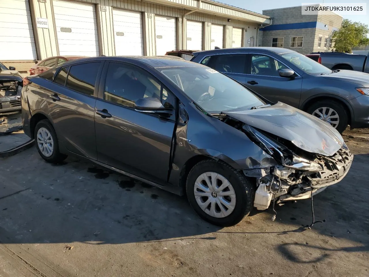 2019 Toyota Prius VIN: JTDKARFU9K3101625 Lot: 71847044