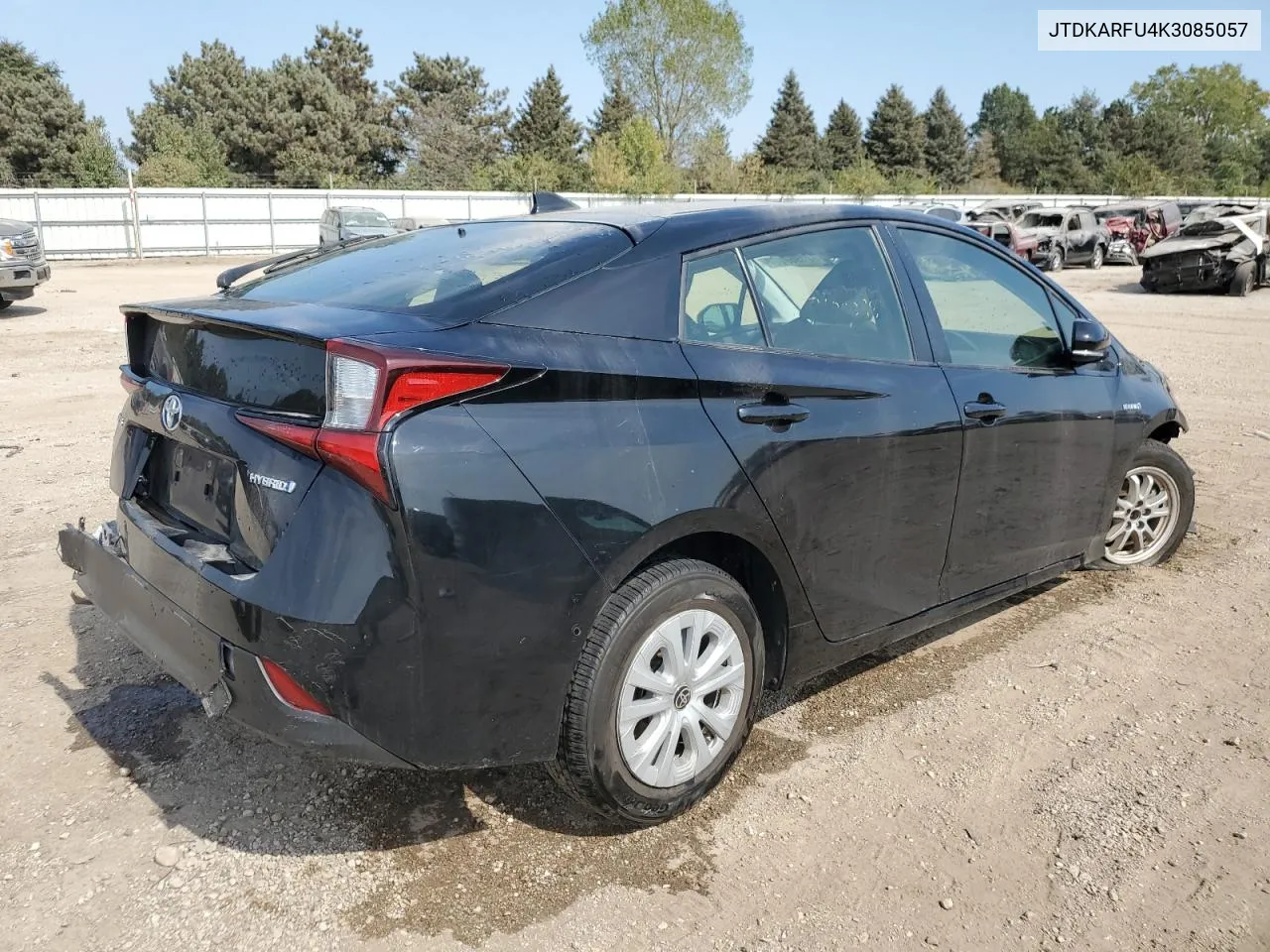 2019 Toyota Prius VIN: JTDKARFU4K3085057 Lot: 71967124