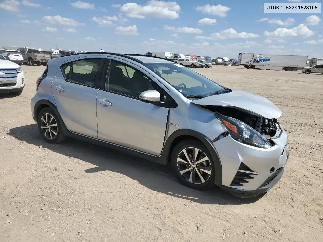 JTDKDTB32K1623106 2019 Toyota Prius C