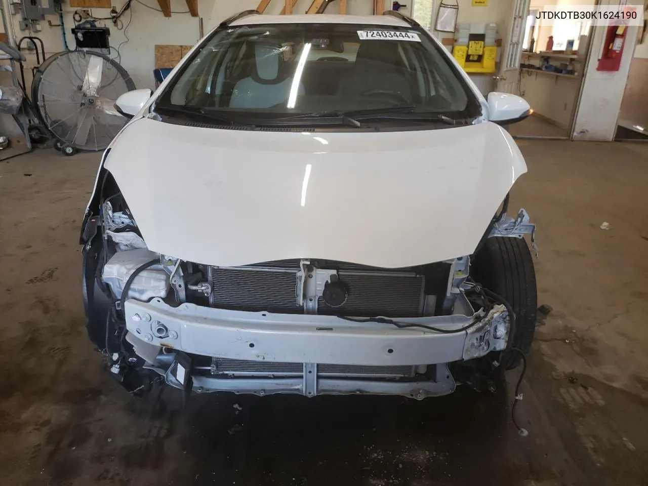 2019 Toyota Prius C VIN: JTDKDTB30K1624190 Lot: 72403444