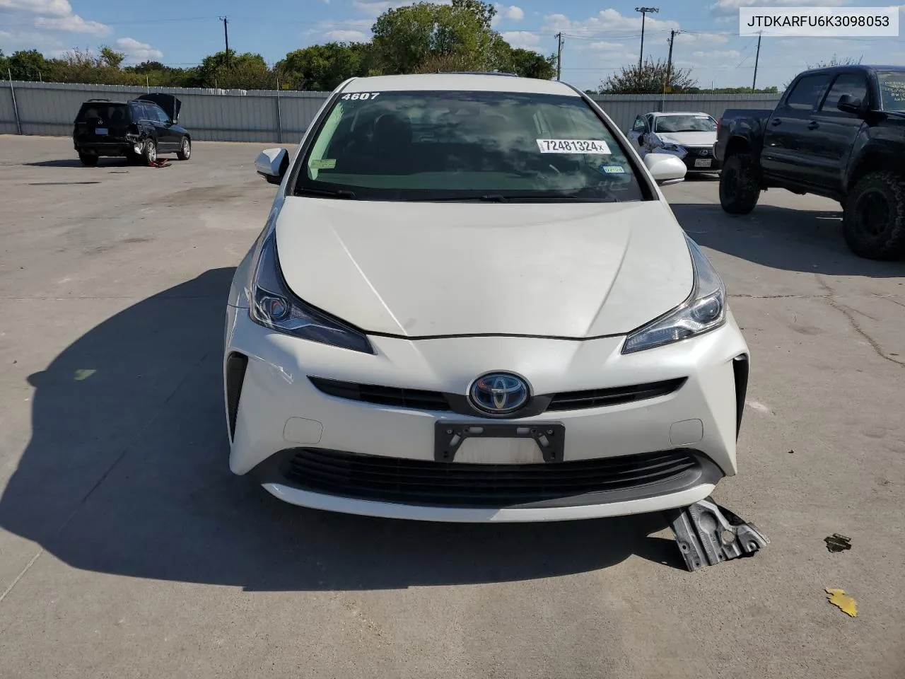 JTDKARFU6K3098053 2019 Toyota Prius