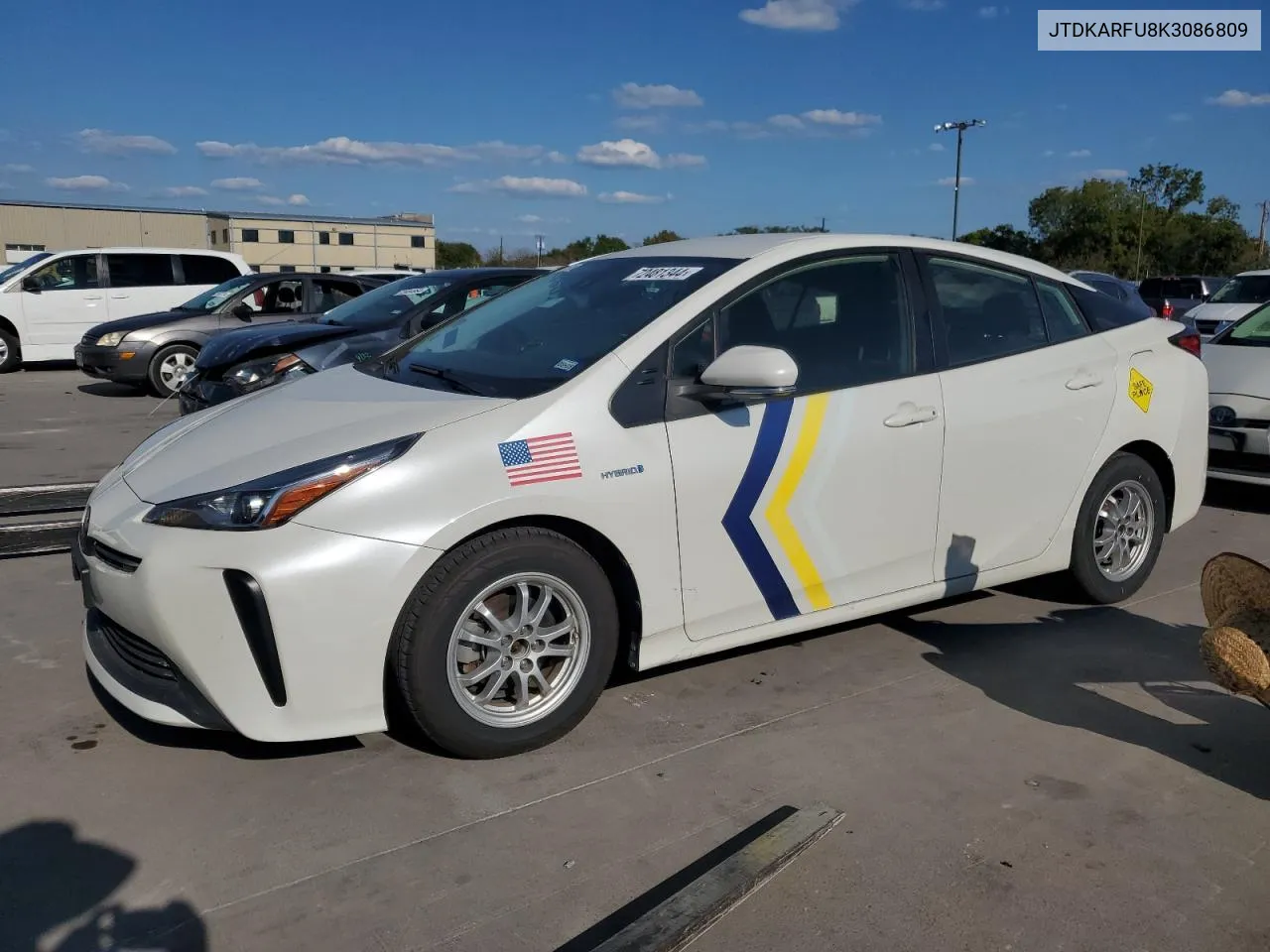 JTDKARFU8K3086809 2019 Toyota Prius