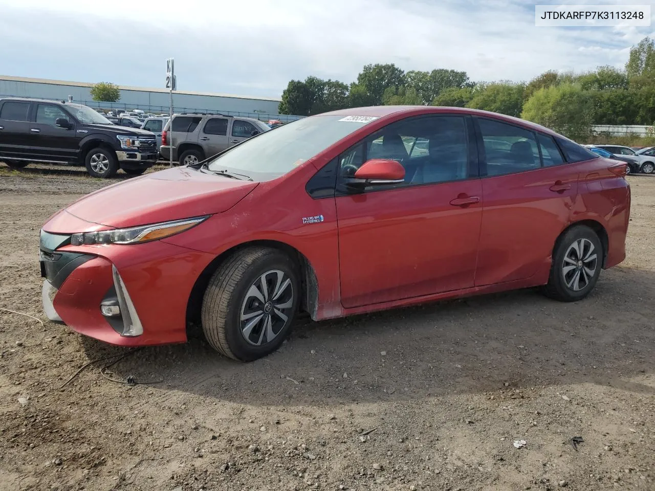 2019 Toyota Prius Prime VIN: JTDKARFP7K3113248 Lot: 72953764