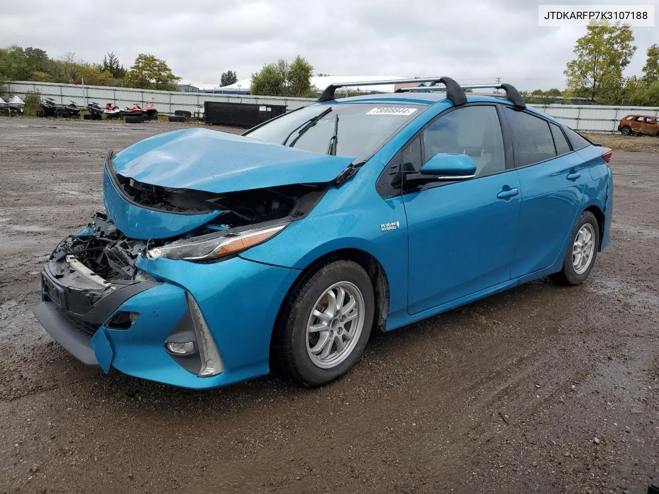 2019 Toyota Prius Prime VIN: JTDKARFP7K3107188 Lot: 73008844