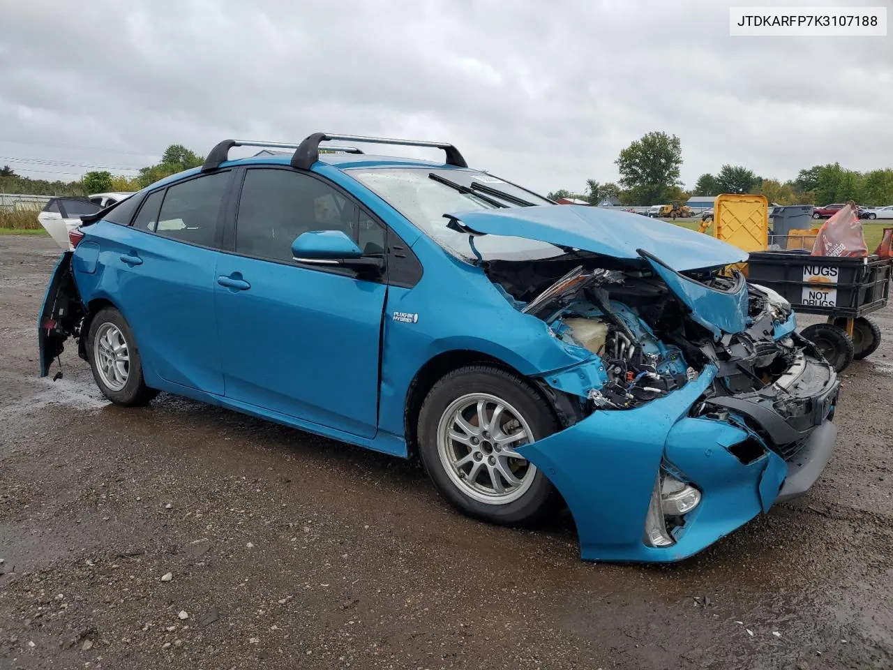 2019 Toyota Prius Prime VIN: JTDKARFP7K3107188 Lot: 73008844