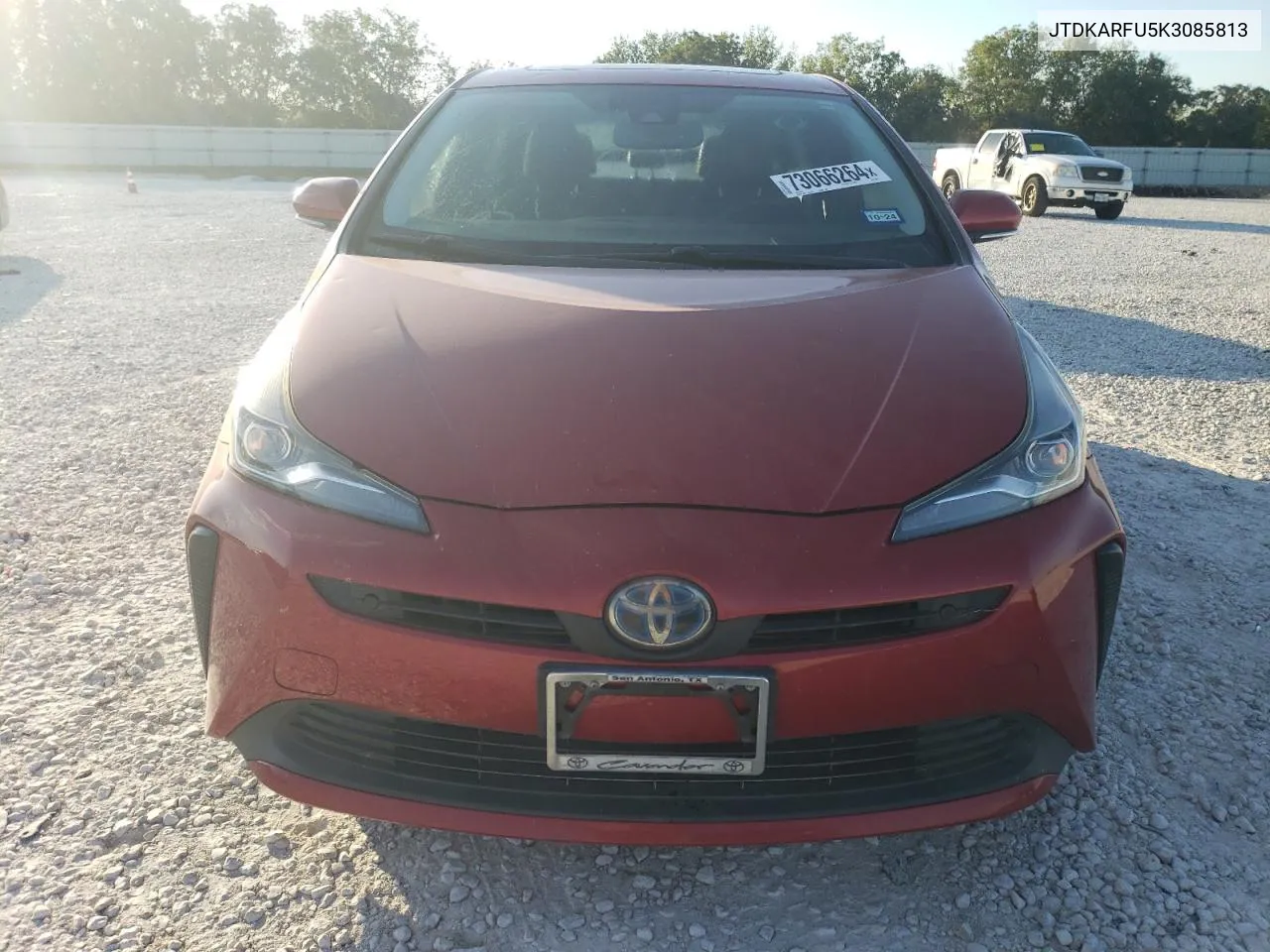 2019 Toyota Prius VIN: JTDKARFU5K3085813 Lot: 73066264