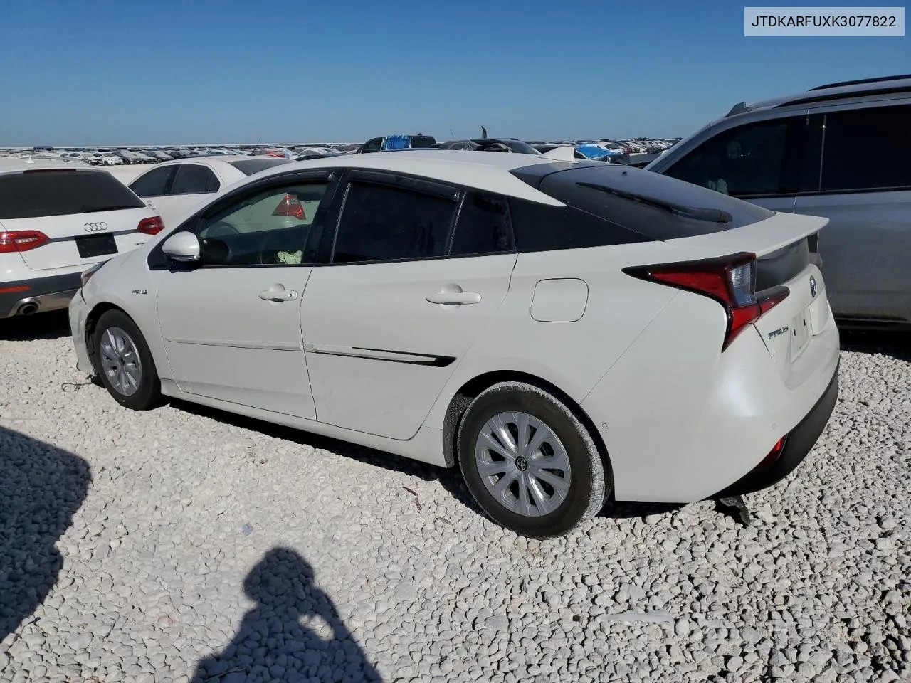 2019 Toyota Prius VIN: JTDKARFUXK3077822 Lot: 73285154