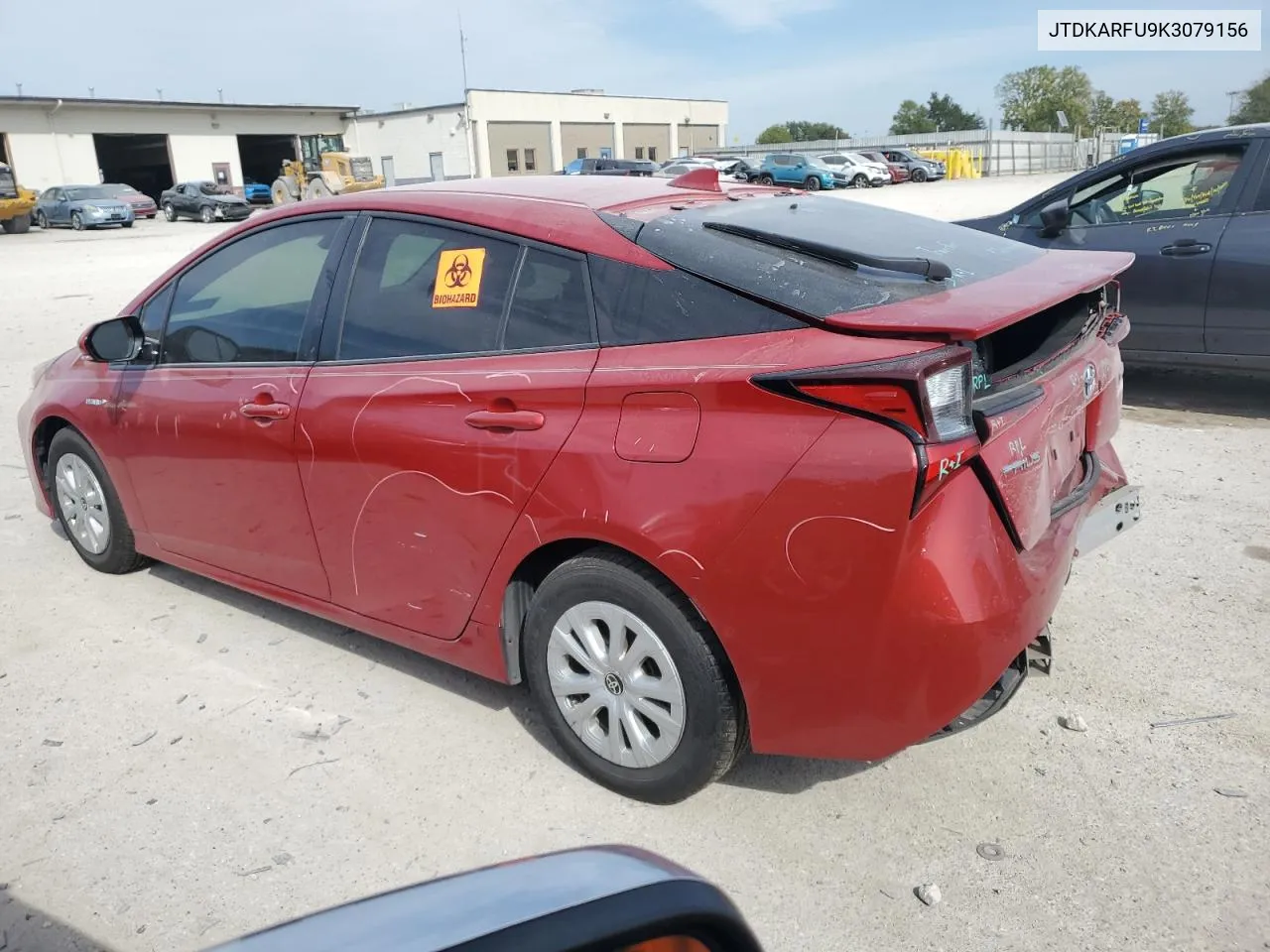 2019 Toyota Prius VIN: JTDKARFU9K3079156 Lot: 73553644