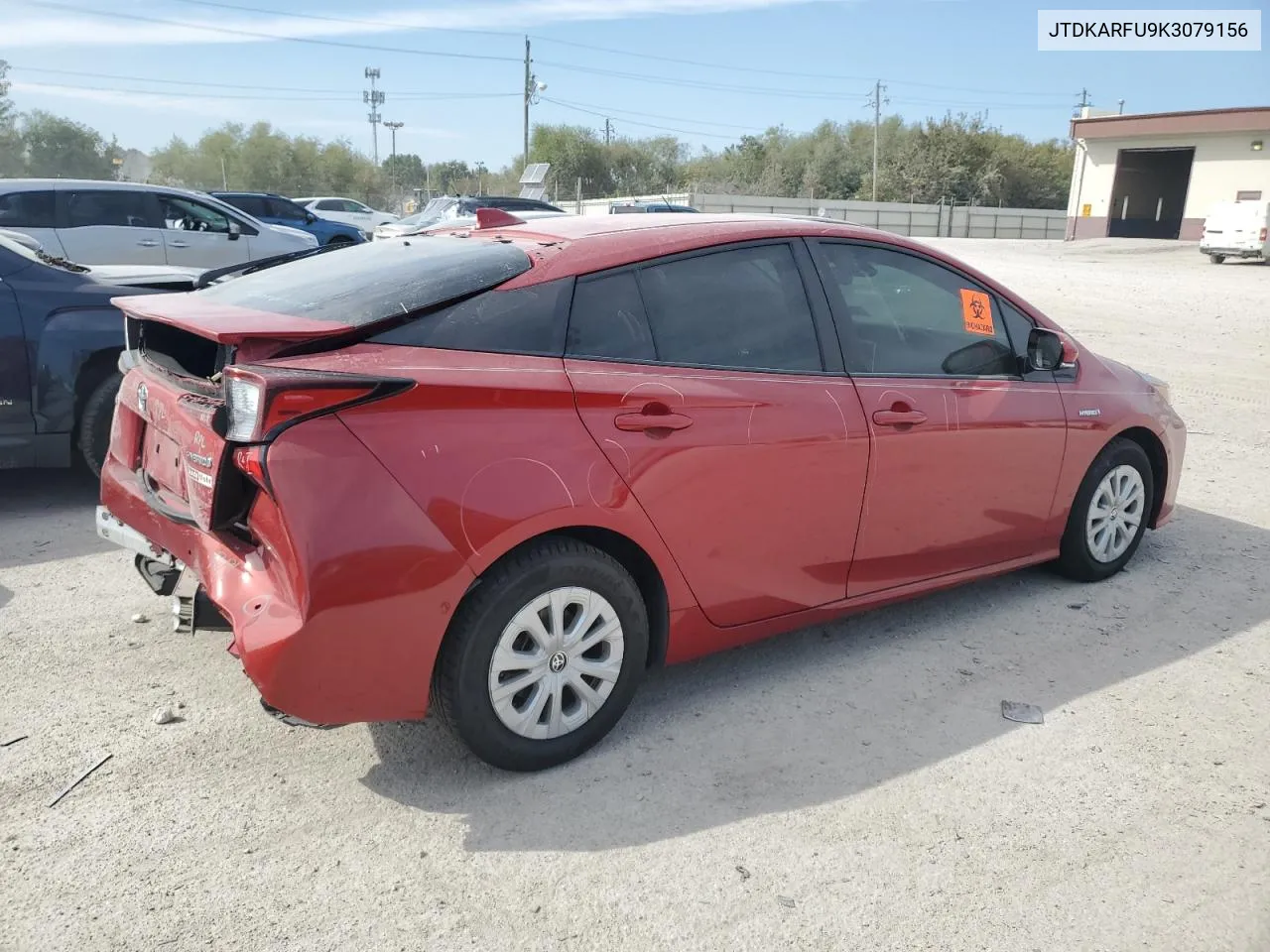 2019 Toyota Prius VIN: JTDKARFU9K3079156 Lot: 73553644