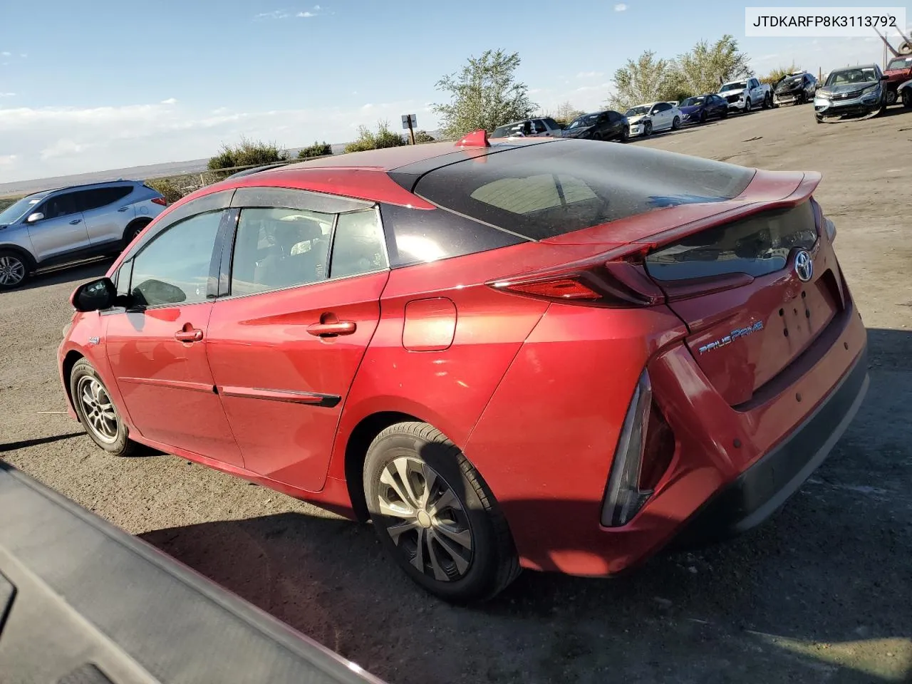 2019 Toyota Prius Prime VIN: JTDKARFP8K3113792 Lot: 73570284