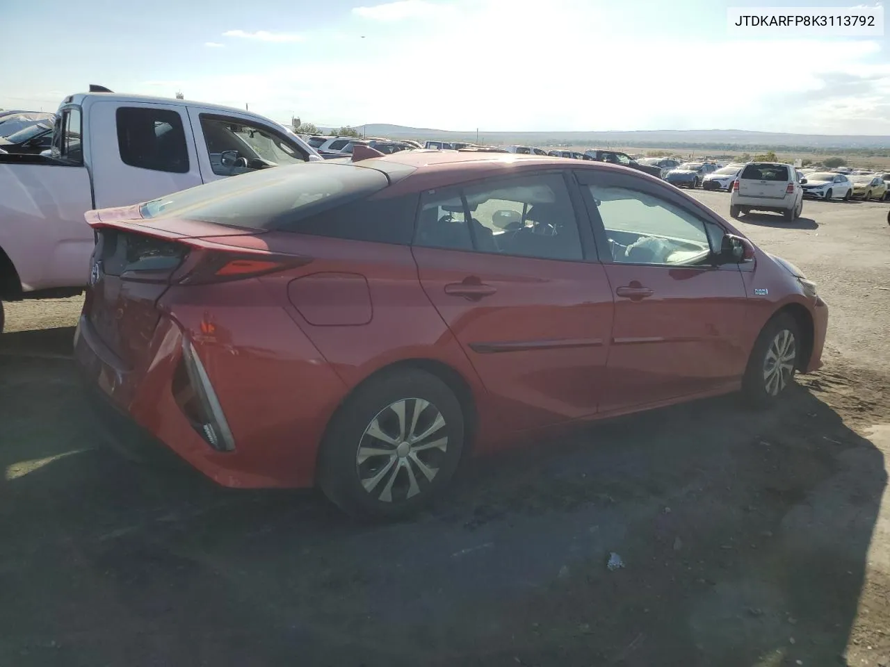 2019 Toyota Prius Prime VIN: JTDKARFP8K3113792 Lot: 73570284