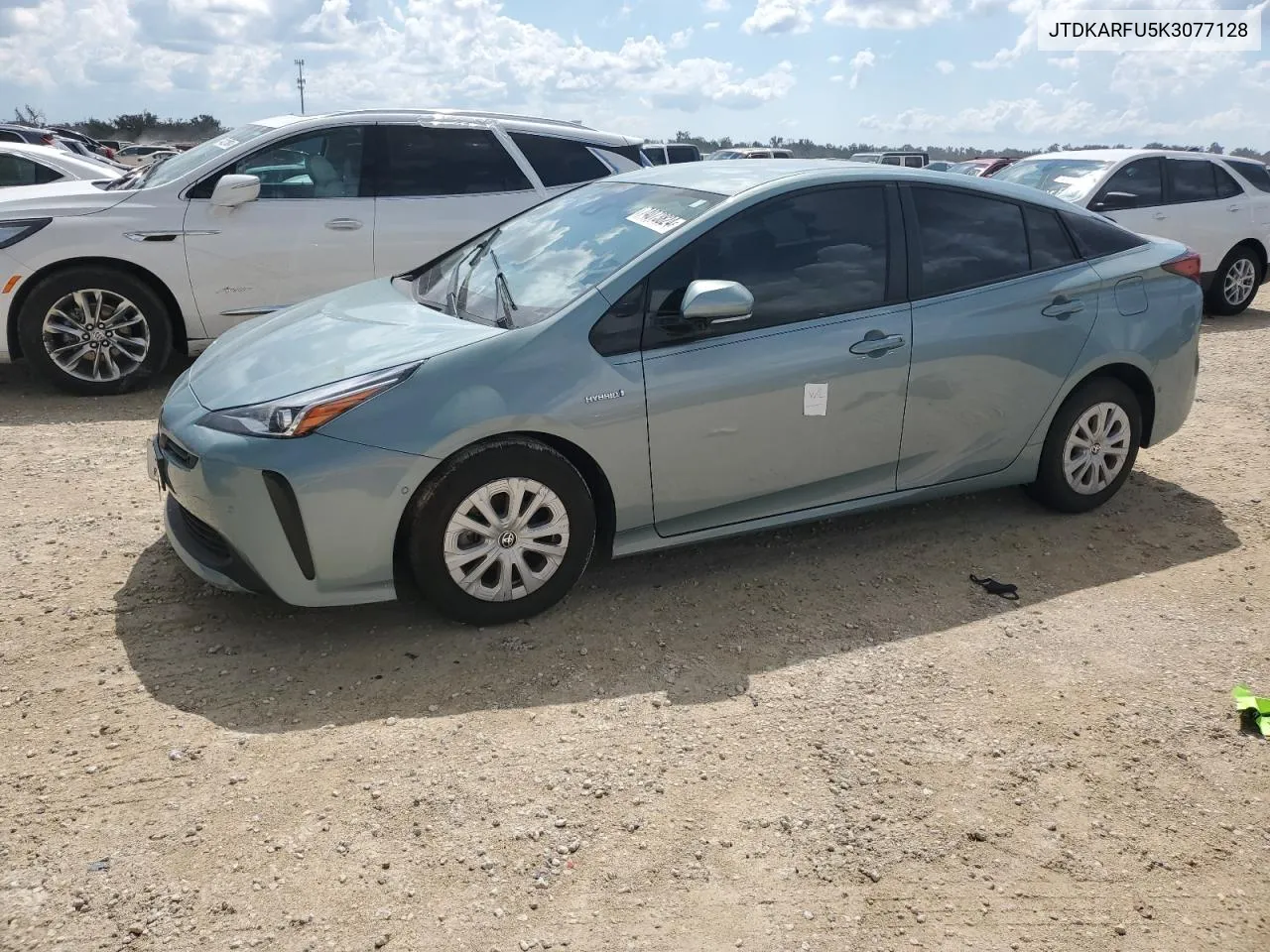 2019 Toyota Prius VIN: JTDKARFU5K3077128 Lot: 74073824