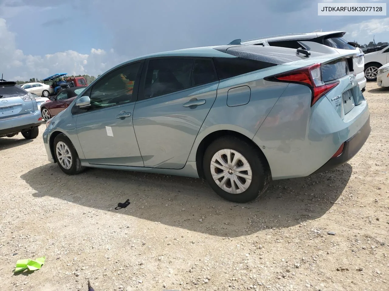 2019 Toyota Prius VIN: JTDKARFU5K3077128 Lot: 74073824