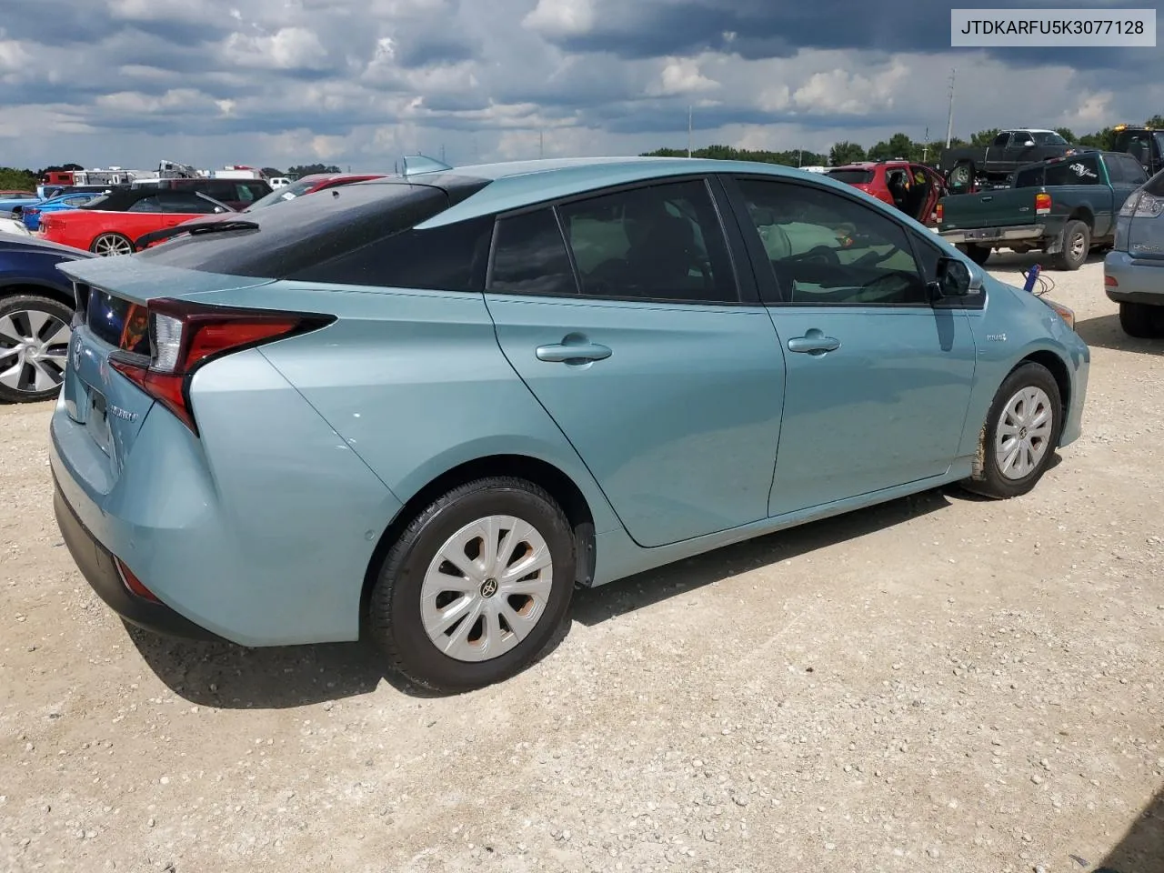 2019 Toyota Prius VIN: JTDKARFU5K3077128 Lot: 74073824