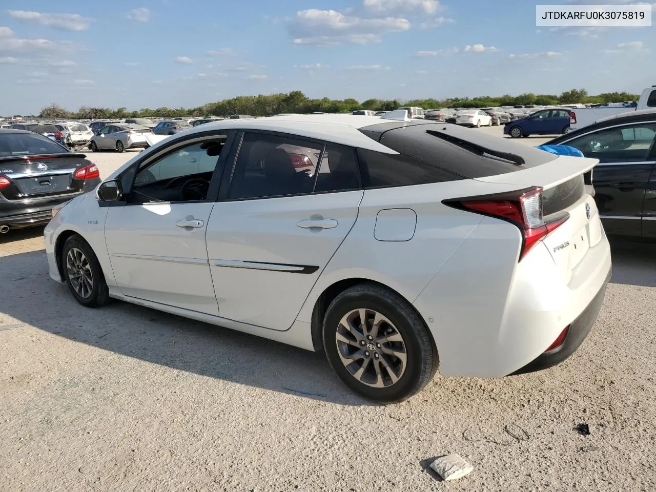 2019 Toyota Prius VIN: JTDKARFU0K3075819 Lot: 74263524