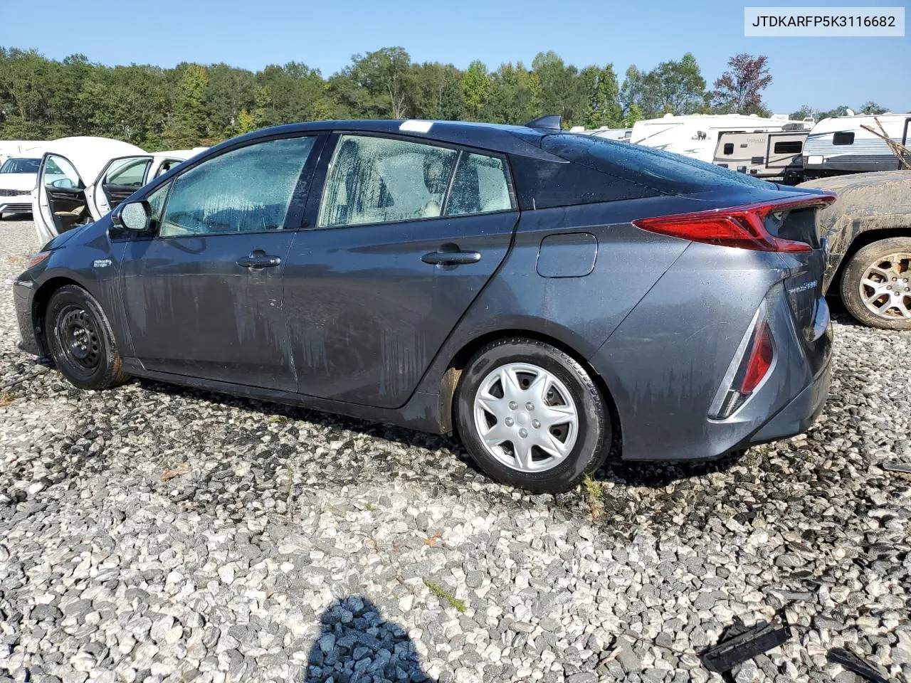 2019 Toyota Prius Prime VIN: JTDKARFP5K3116682 Lot: 74453804