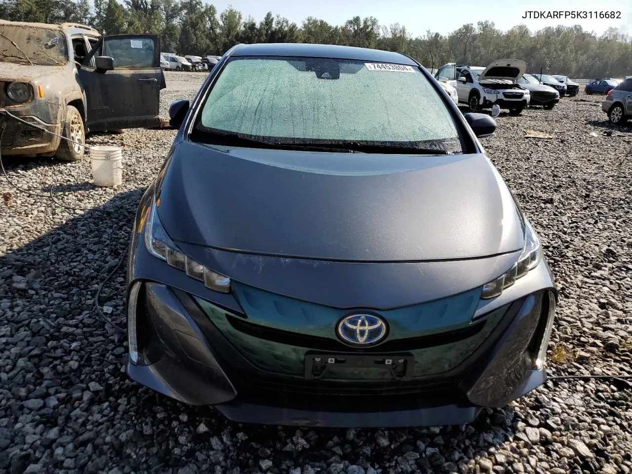 2019 Toyota Prius Prime VIN: JTDKARFP5K3116682 Lot: 74453804