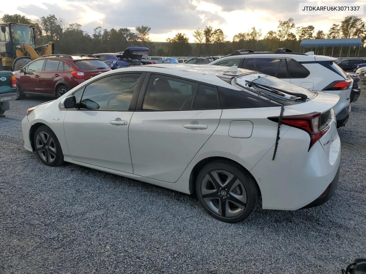 2019 Toyota Prius VIN: JTDKARFU6K3071337 Lot: 74535334