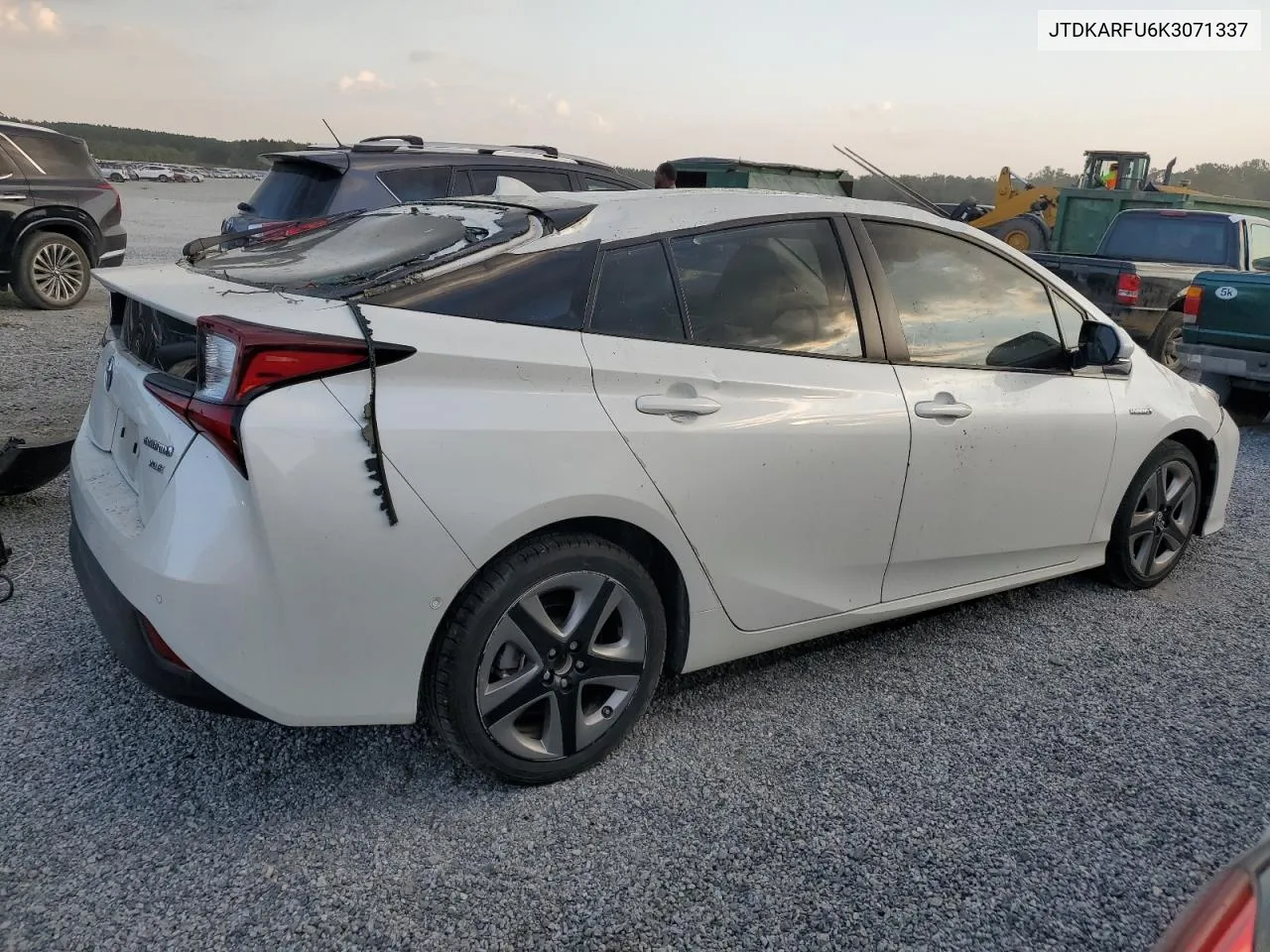 2019 Toyota Prius VIN: JTDKARFU6K3071337 Lot: 74535334