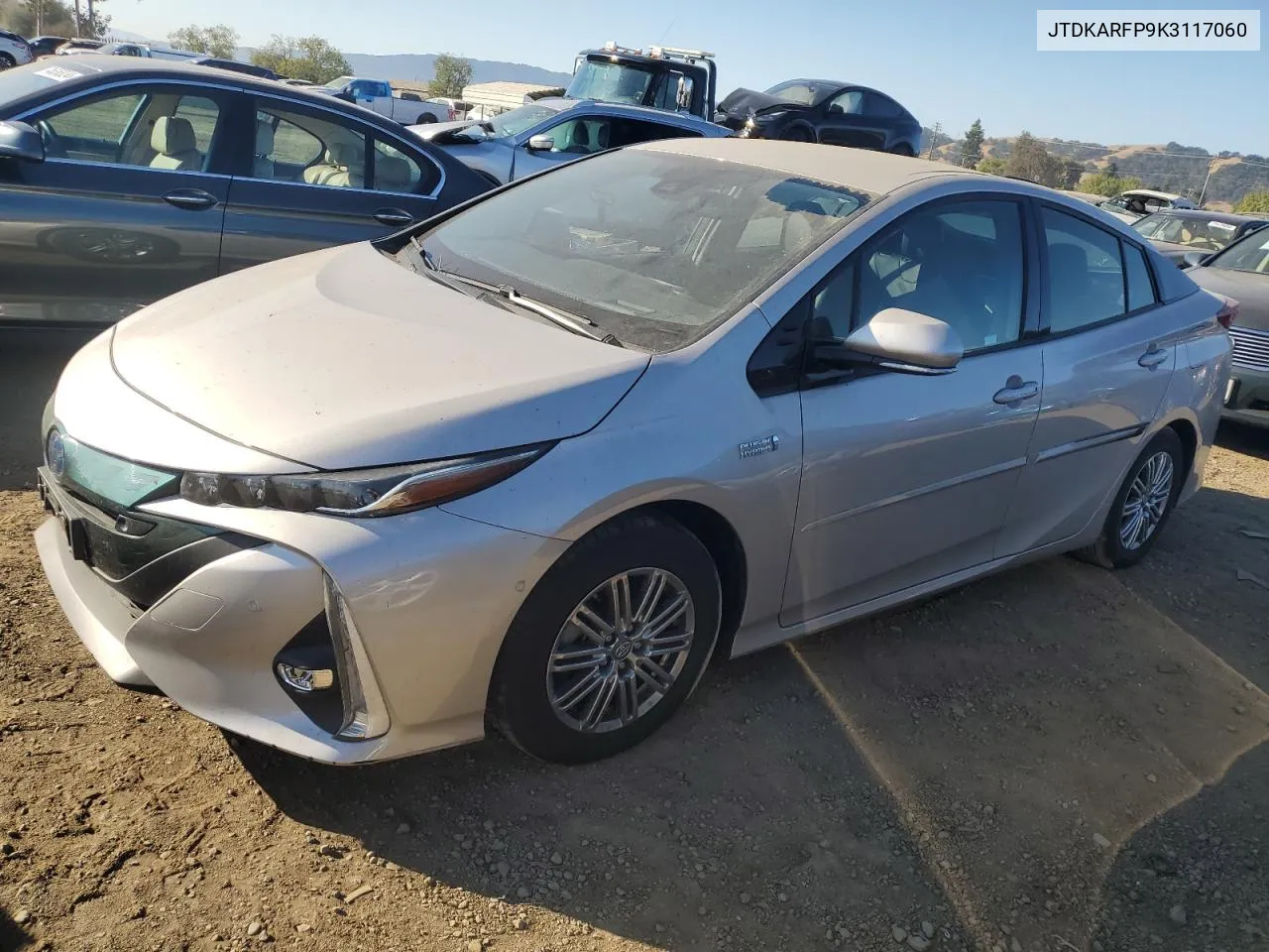 2019 Toyota Prius Prime VIN: JTDKARFP9K3117060 Lot: 74539314