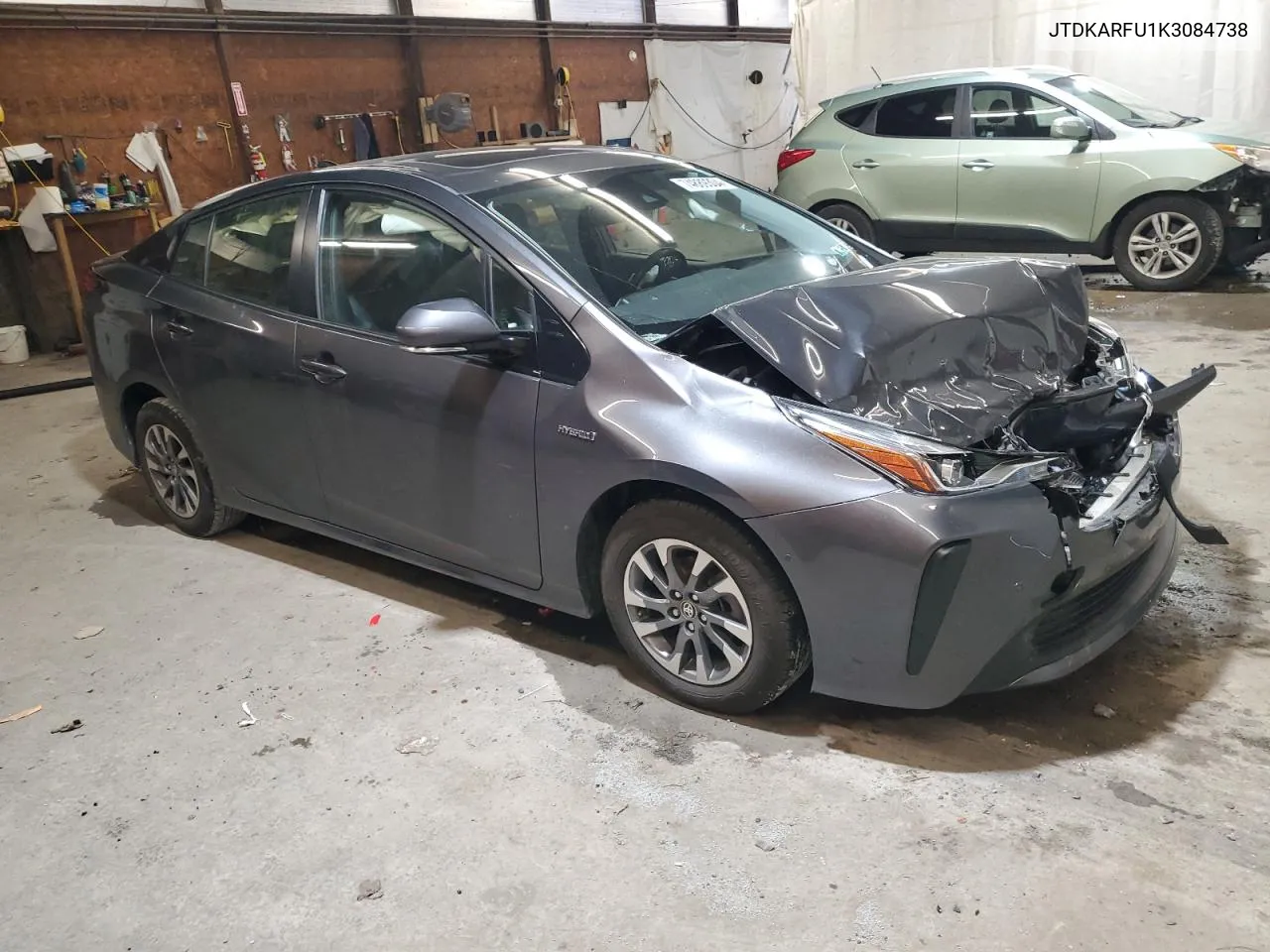 2019 Toyota Prius VIN: JTDKARFU1K3084738 Lot: 74889304