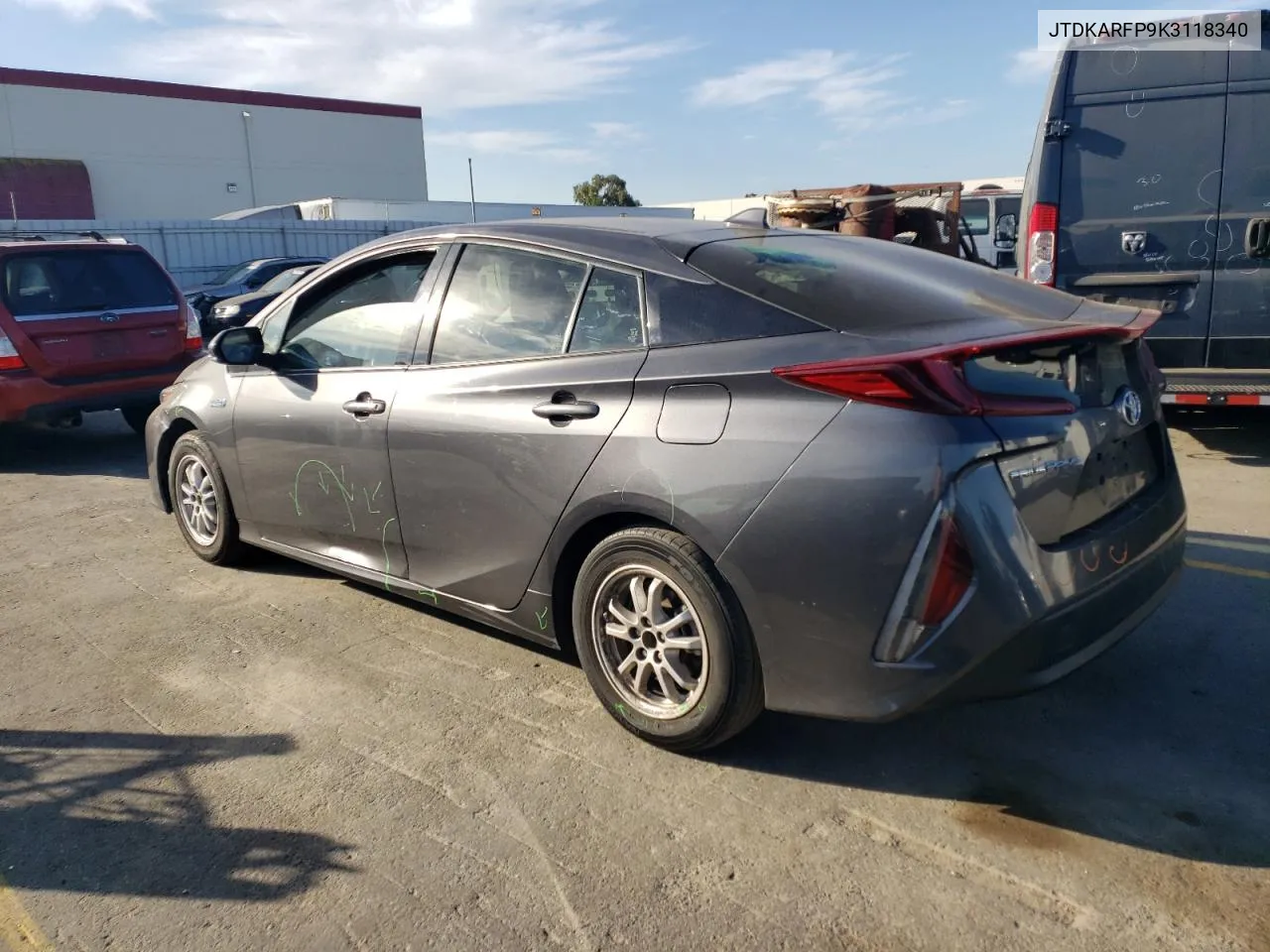 2019 Toyota Prius Prime VIN: JTDKARFP9K3118340 Lot: 74998024