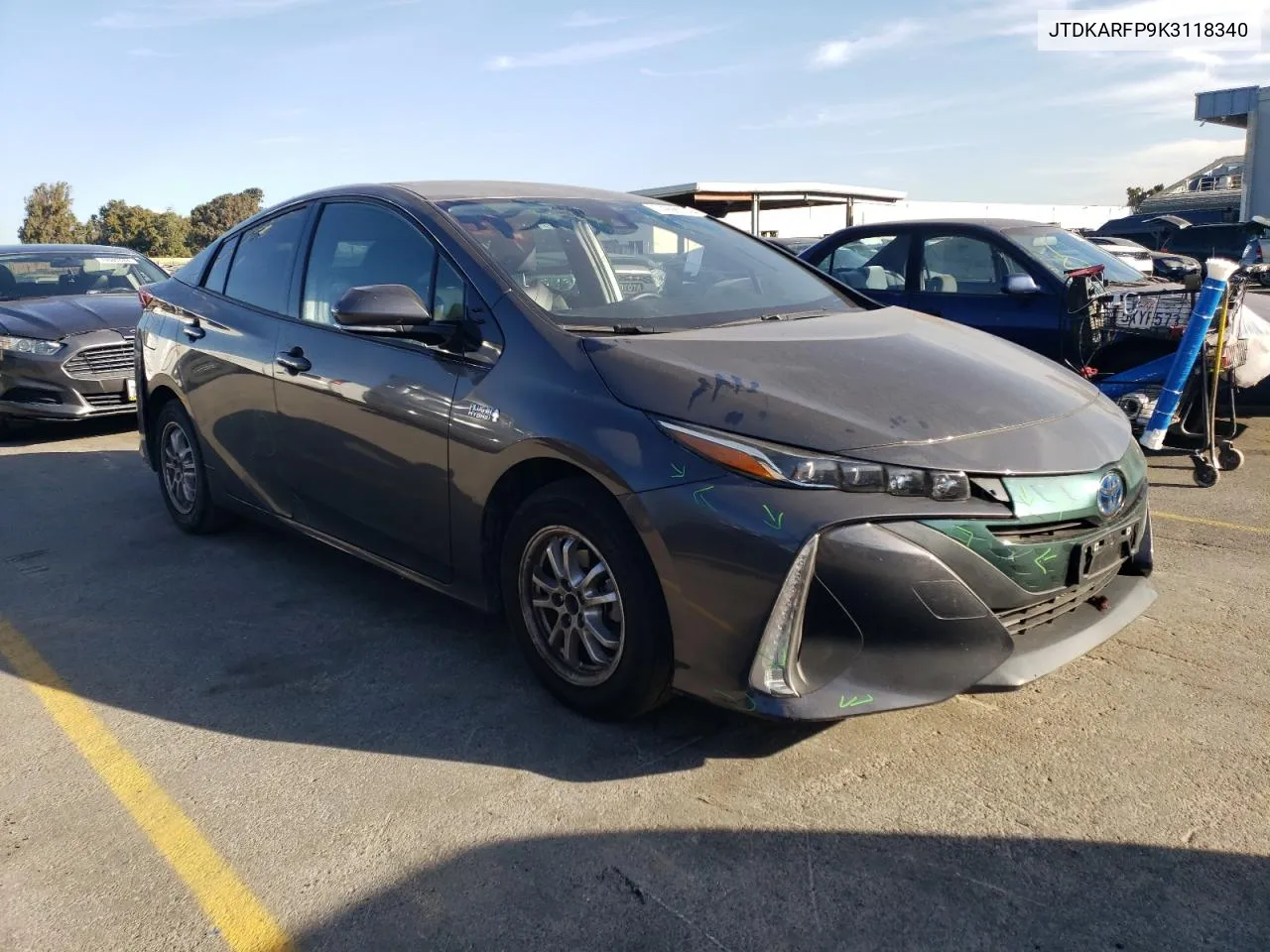 2019 Toyota Prius Prime VIN: JTDKARFP9K3118340 Lot: 74998024