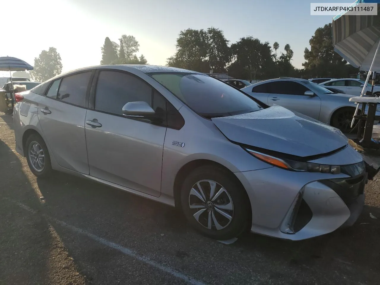 2019 Toyota Prius Prime VIN: JTDKARFP4K3111487 Lot: 75064884