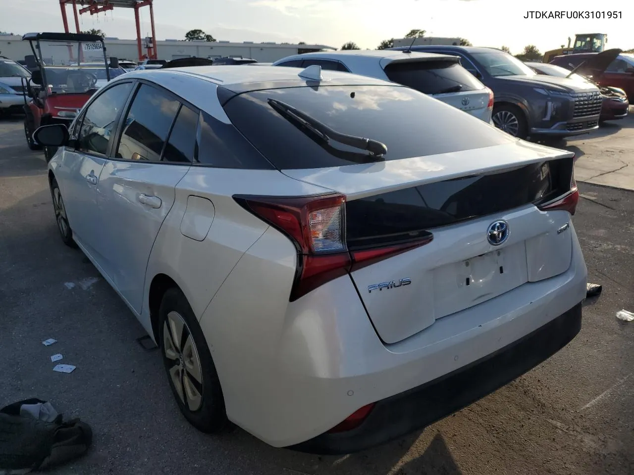 2019 Toyota Prius VIN: JTDKARFU0K3101951 Lot: 75446264