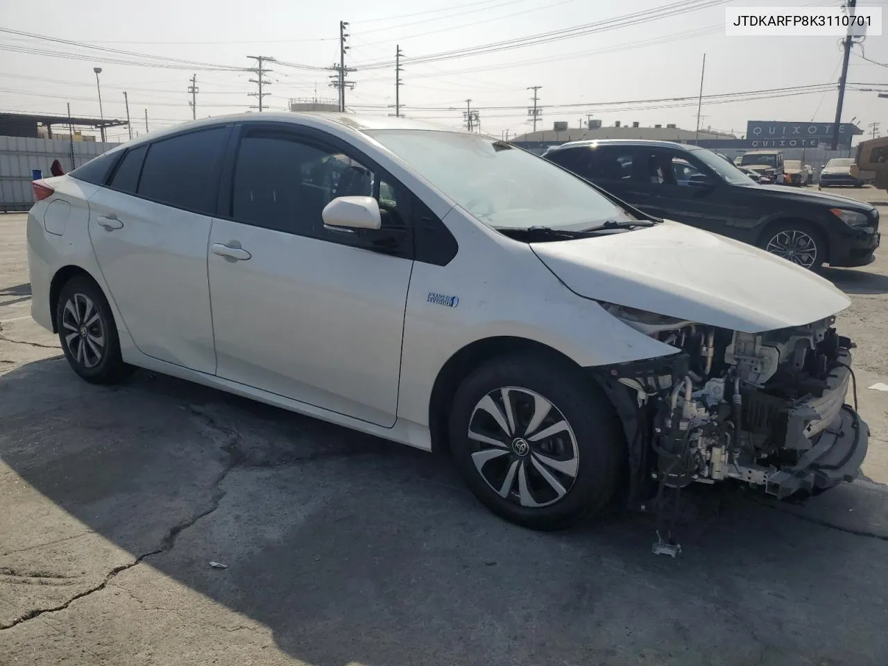 2019 Toyota Prius Prime VIN: JTDKARFP8K3110701 Lot: 75919494