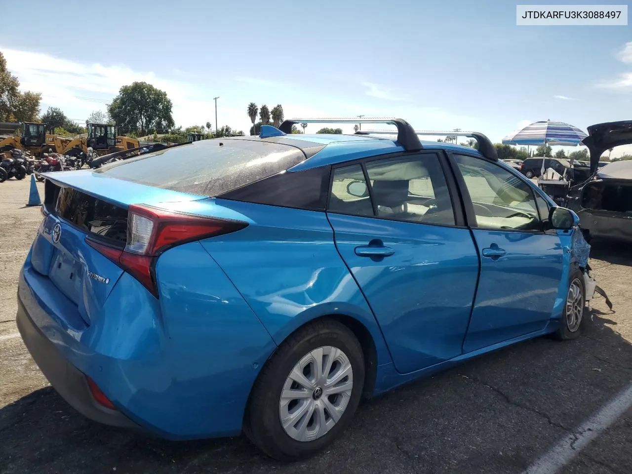 JTDKARFU3K3088497 2019 Toyota Prius