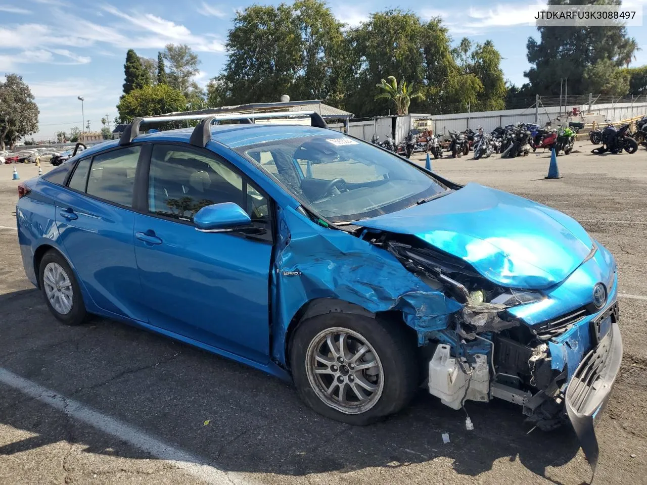 JTDKARFU3K3088497 2019 Toyota Prius