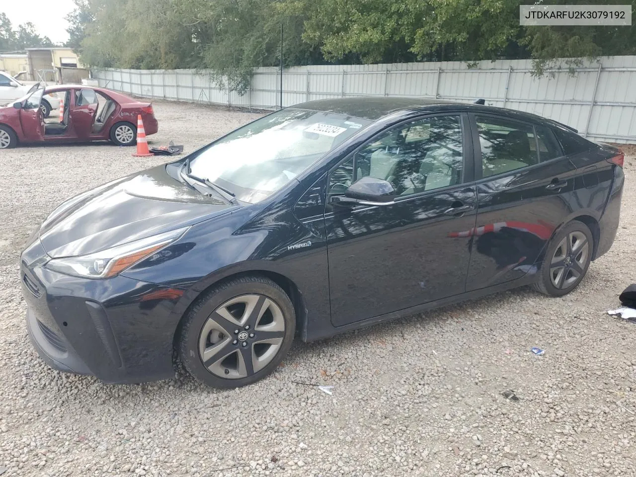 2019 Toyota Prius VIN: JTDKARFU2K3079192 Lot: 76023234