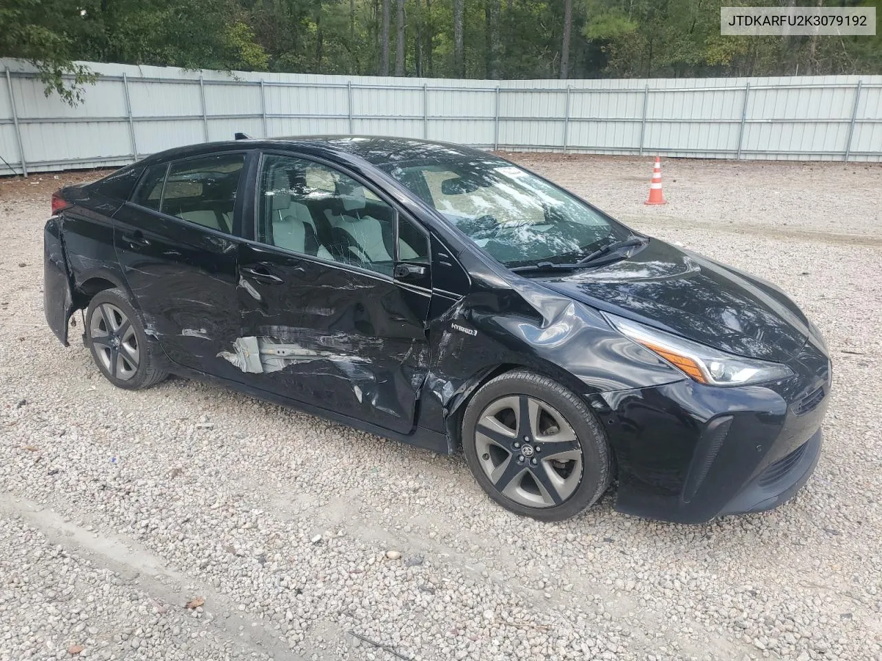 2019 Toyota Prius VIN: JTDKARFU2K3079192 Lot: 76023234