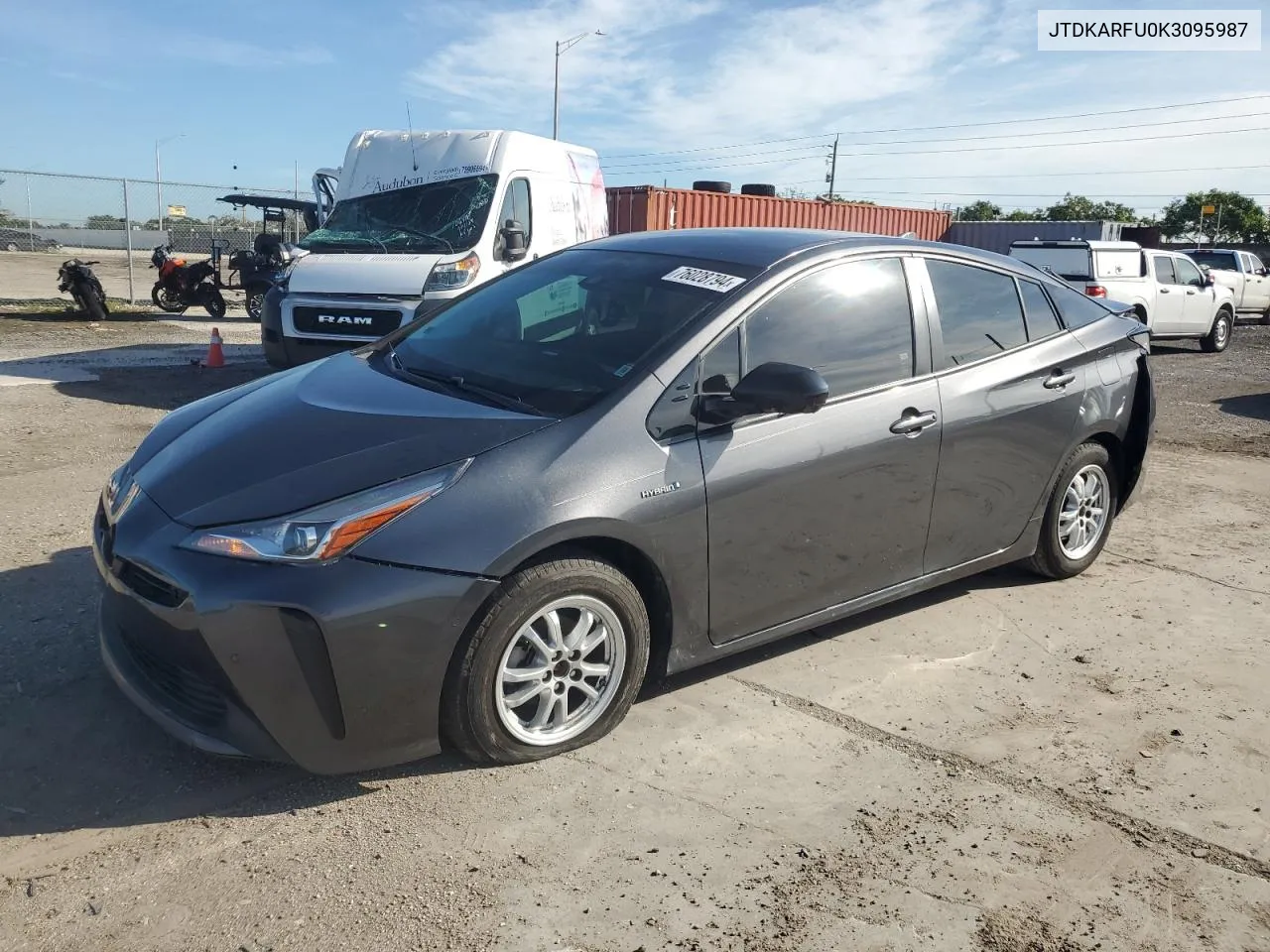 JTDKARFU0K3095987 2019 Toyota Prius