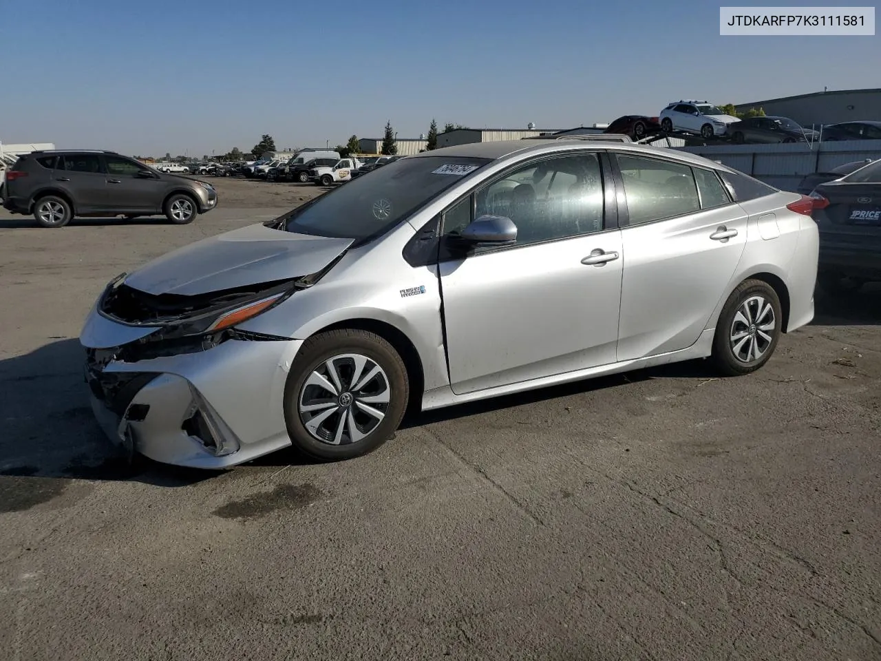 2019 Toyota Prius Prime VIN: JTDKARFP7K3111581 Lot: 76046764