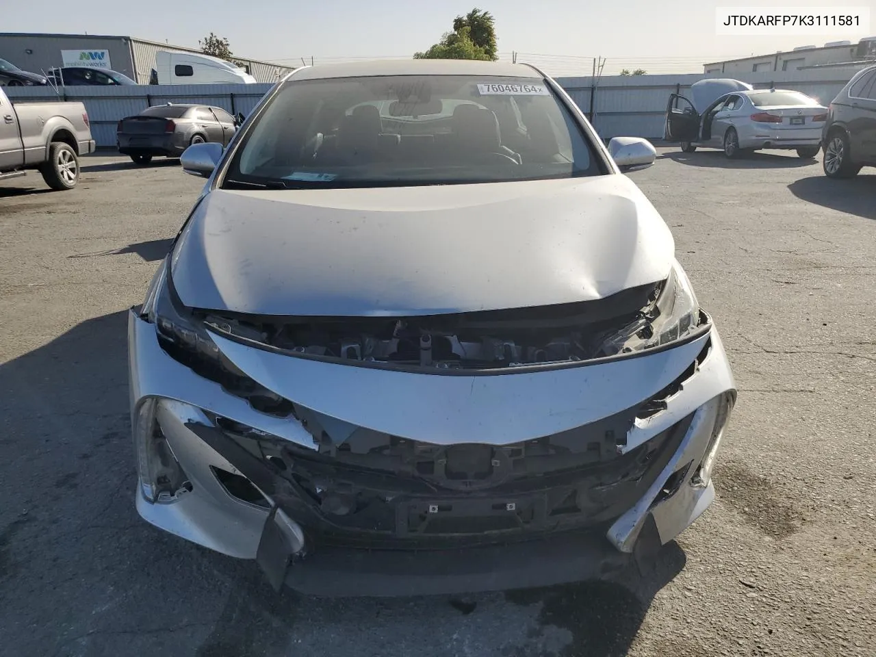 2019 Toyota Prius Prime VIN: JTDKARFP7K3111581 Lot: 76046764