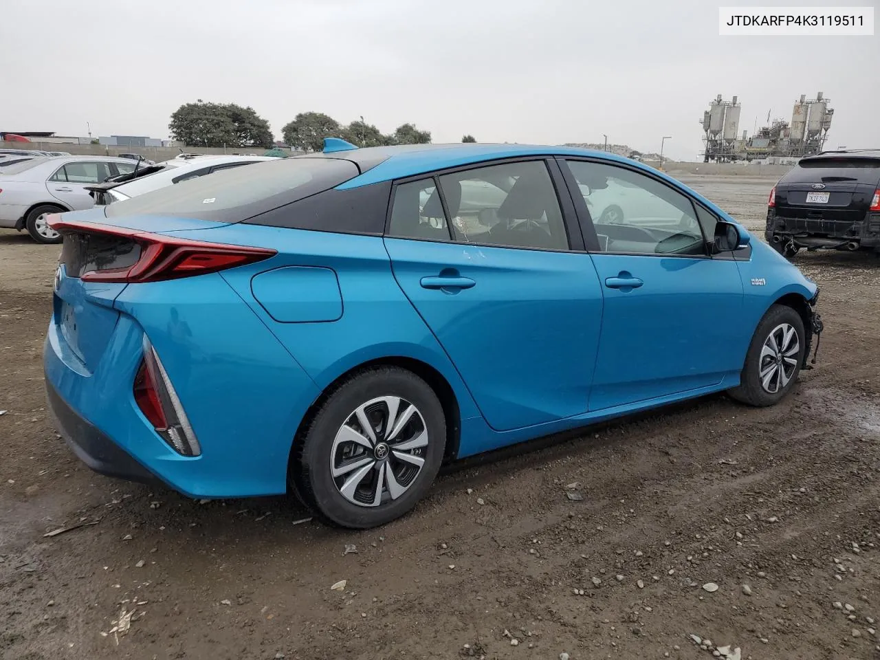 2019 Toyota Prius Prime VIN: JTDKARFP4K3119511 Lot: 76301664