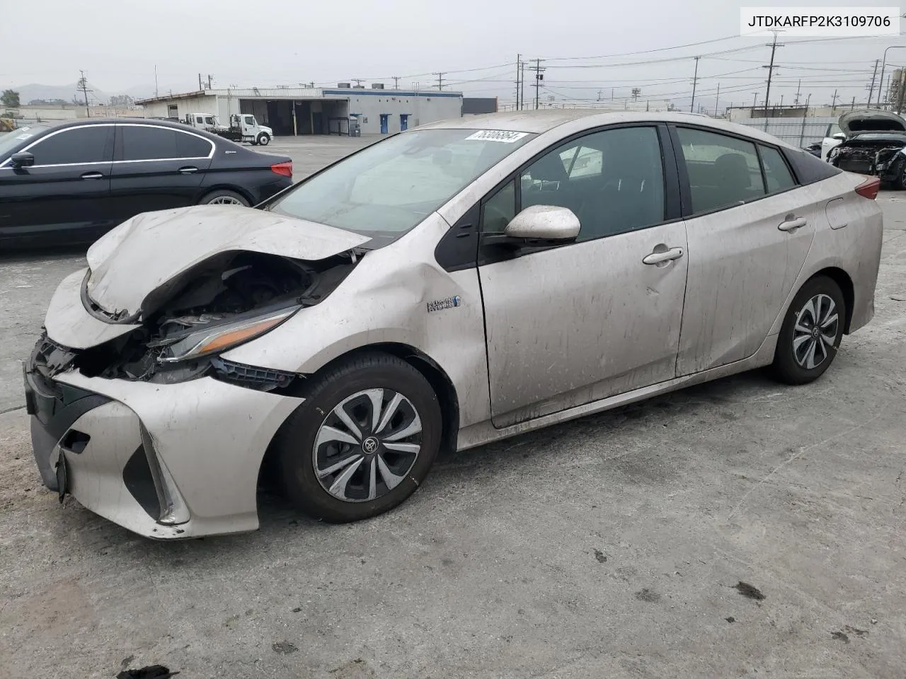 2019 Toyota Prius Prime VIN: JTDKARFP2K3109706 Lot: 76306864