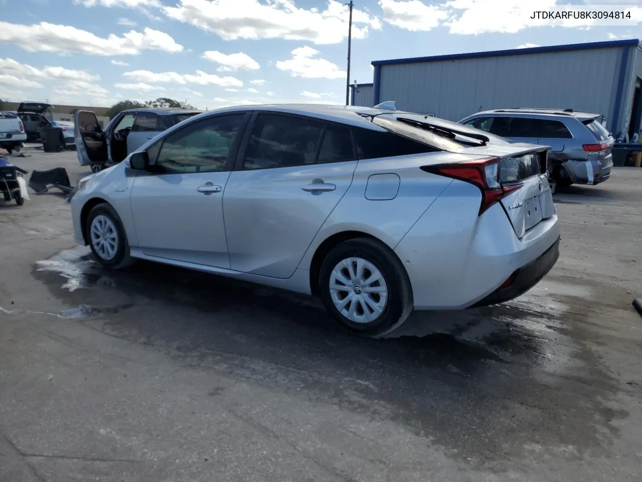 2019 Toyota Prius VIN: JTDKARFU8K3094814 Lot: 76616004