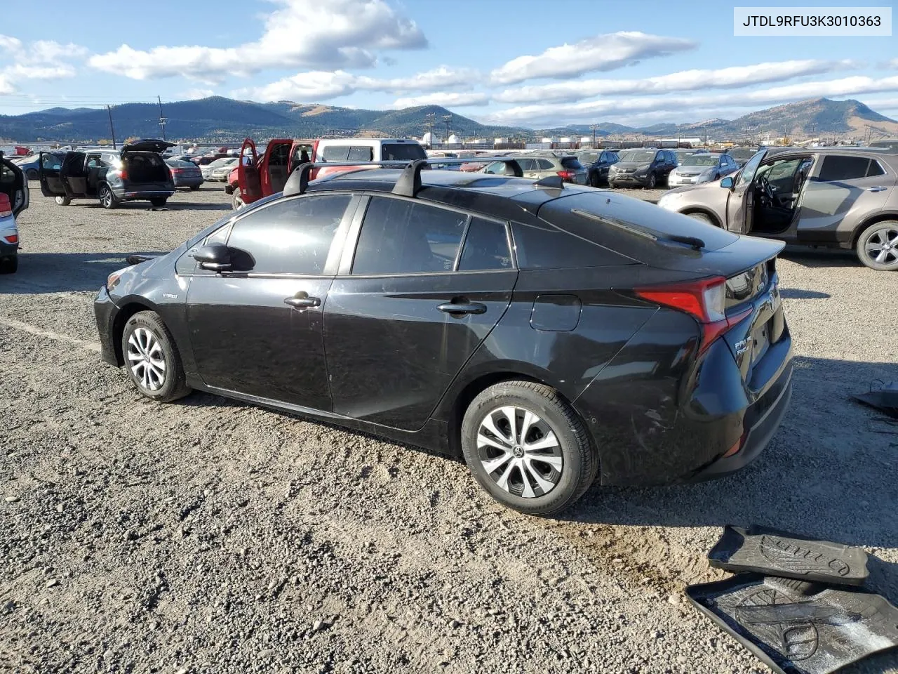 2019 Toyota Prius VIN: JTDL9RFU3K3010363 Lot: 76755924