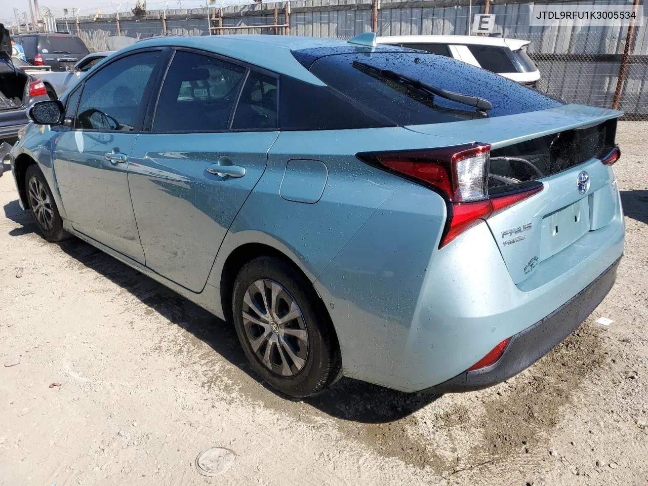 2019 Toyota Prius VIN: JTDL9RFU1K3005534 Lot: 77334584