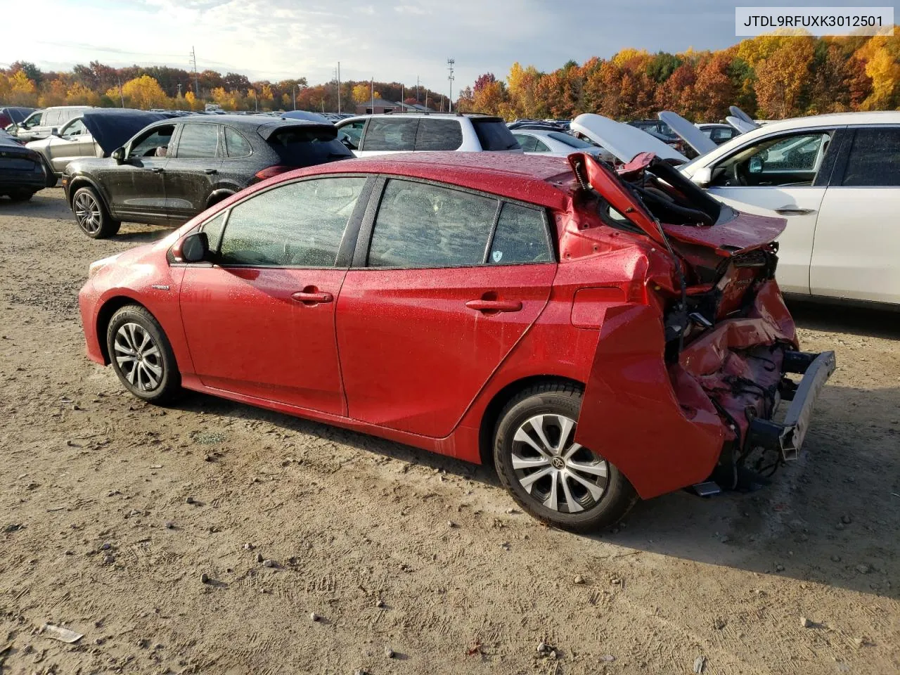 JTDL9RFUXK3012501 2019 Toyota Prius