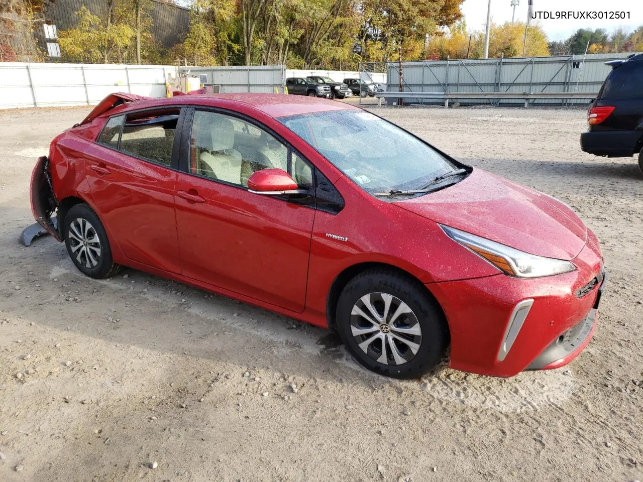 2019 Toyota Prius VIN: JTDL9RFUXK3012501 Lot: 77644864