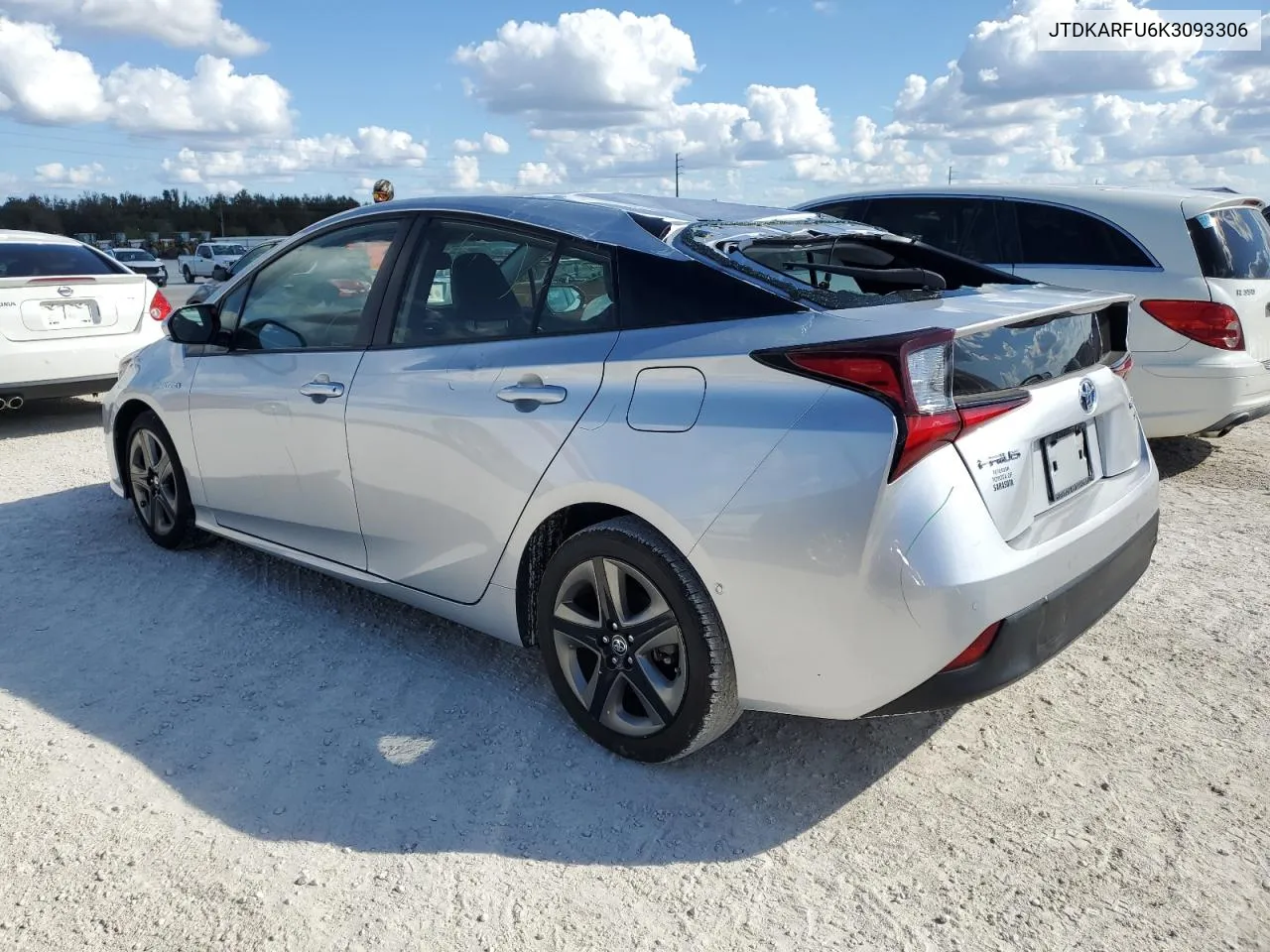 JTDKARFU6K3093306 2019 Toyota Prius