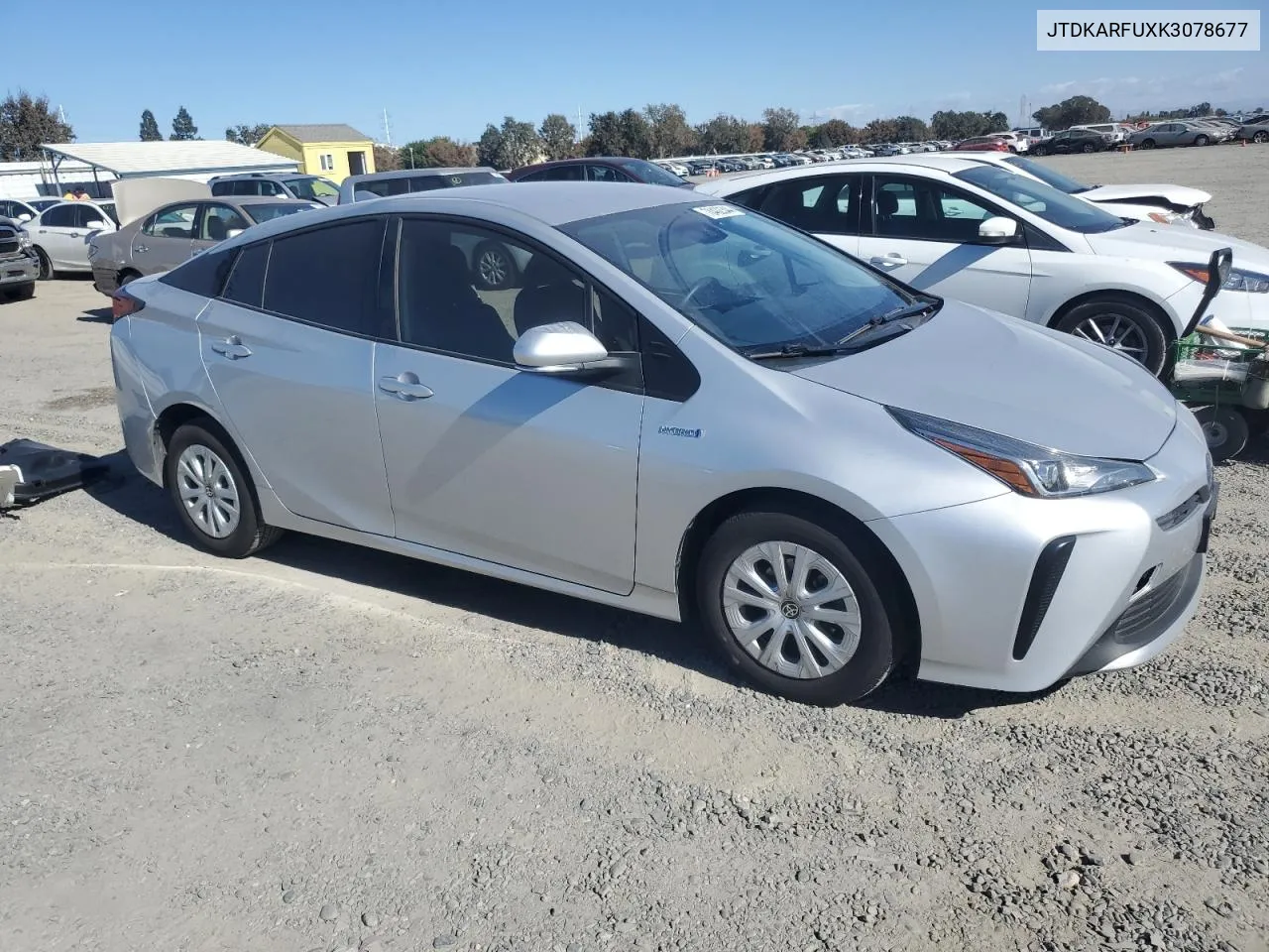 2019 Toyota Prius VIN: JTDKARFUXK3078677 Lot: 78402344