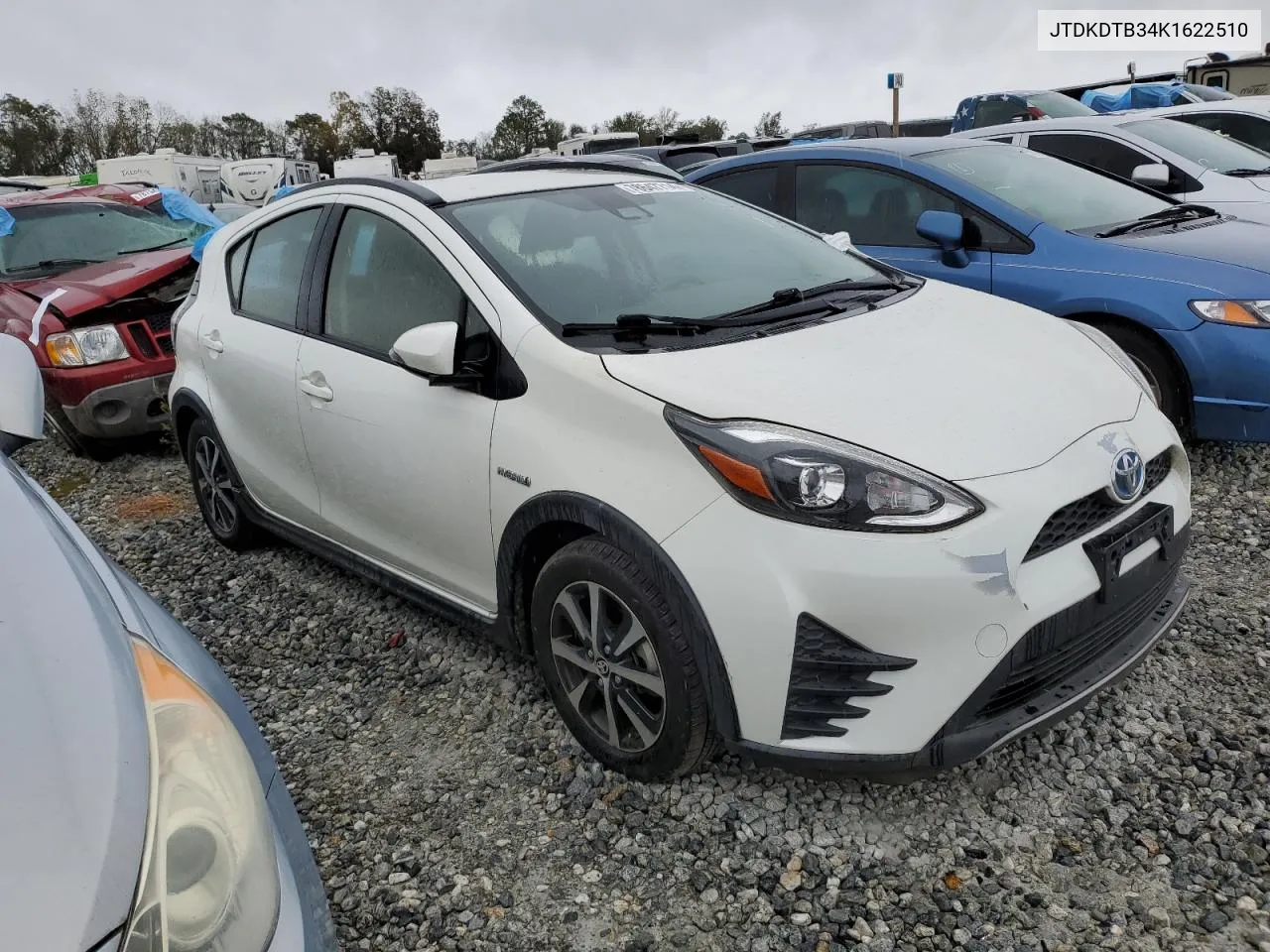 2019 Toyota Prius C VIN: JTDKDTB34K1622510 Lot: 78647714