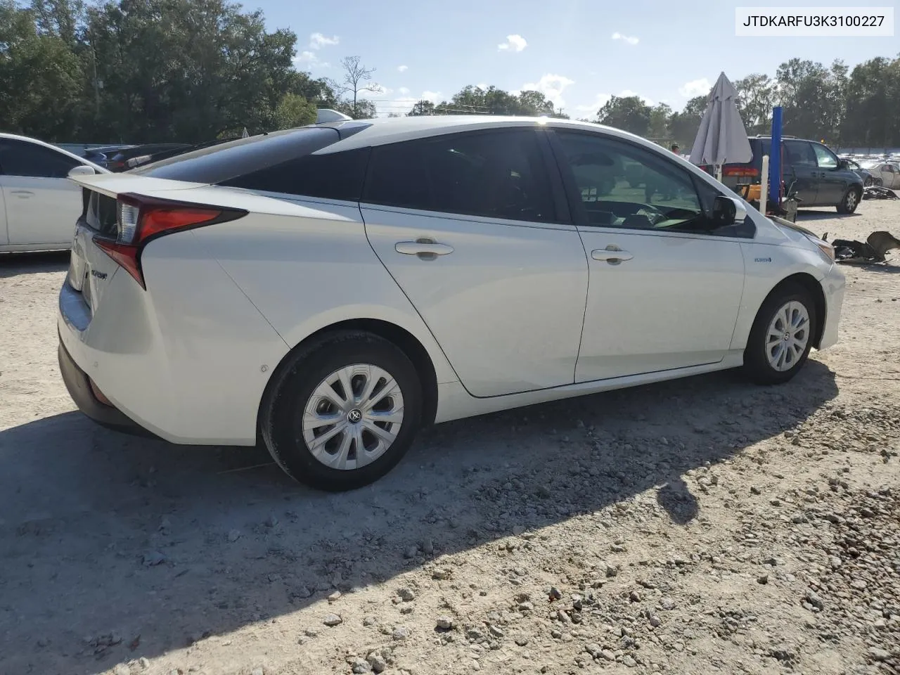 2019 Toyota Prius VIN: JTDKARFU3K3100227 Lot: 78919734